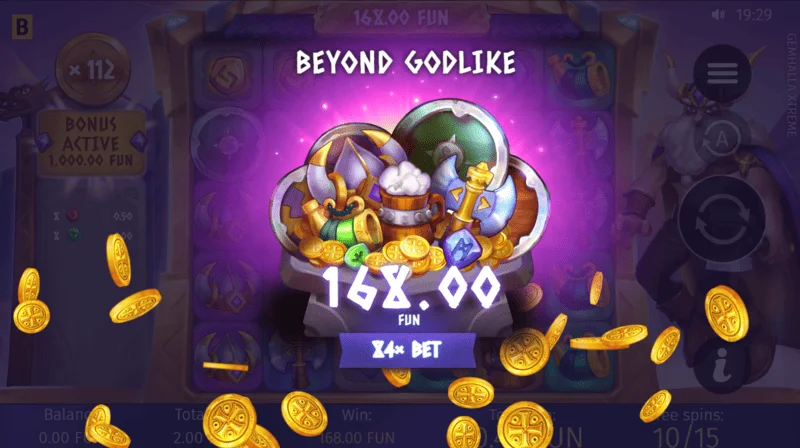 Gemhalla Xtreme - big win in the bonus round